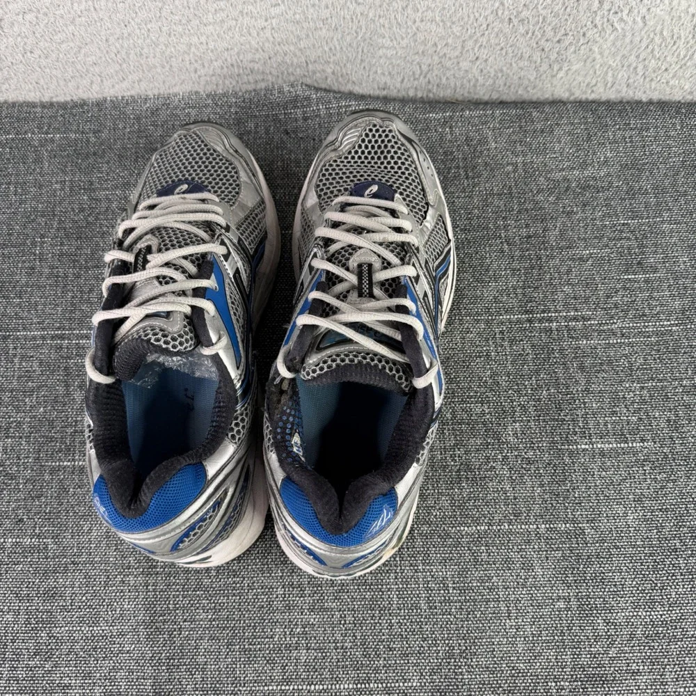 Asics GT-2140 Mens‎ 11.5 Silver Blue T904N Gel Running Shoes Dad Sneakers